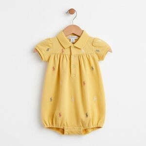 Ralph Lauren Yellow Baby One Piece
